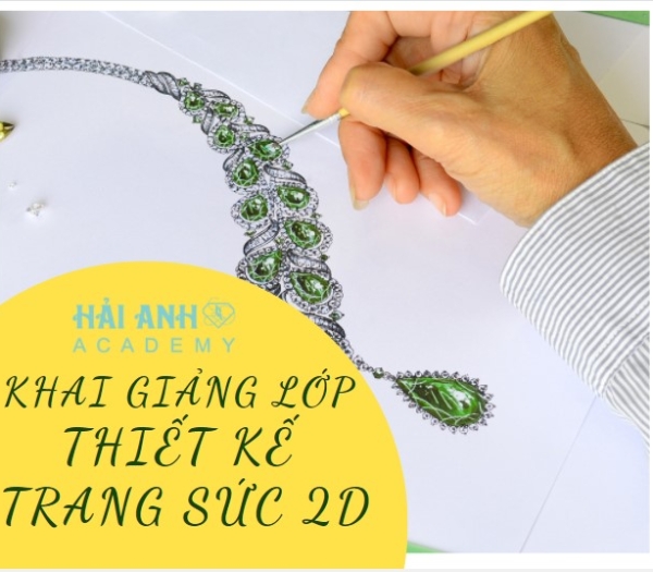 TUYỂN SINH LỚP THIẾT KẾ TRANG SỨC 2D