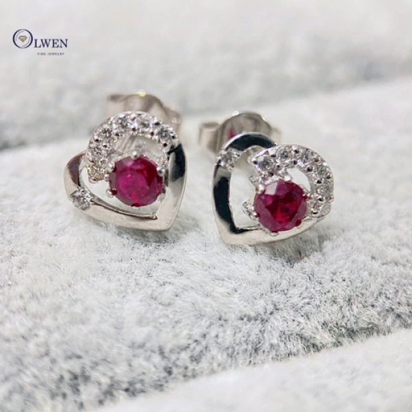 Hoa tai Ruby và Kim cương OW6