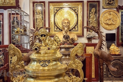 GIỚI THIỆU VỀ NGHỀ CHẠM BẠC LÀNG ĐỒNG XÂM (PHẦN 2)