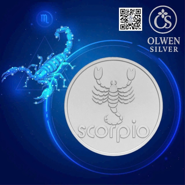 Bạc Coin 12 Cung hoàng đạo - Bọ Cạp (Scorpio)